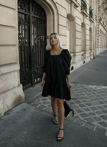 pull and: Стильное, платье А-силуэта от H&M. Платье имеет свободный крой и — 6