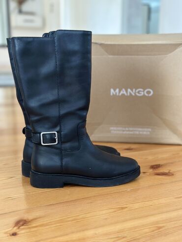 Детская обувь: Детские деми сапоги Mango из 100%кожи Размер33-34 В идеальном