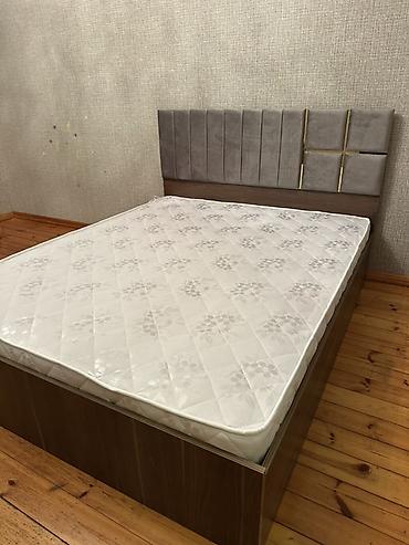 gence kravat: İki nəfərlik çarpayı və döşək dəsti - Ölçü: təxmini 160x200 sm — 1