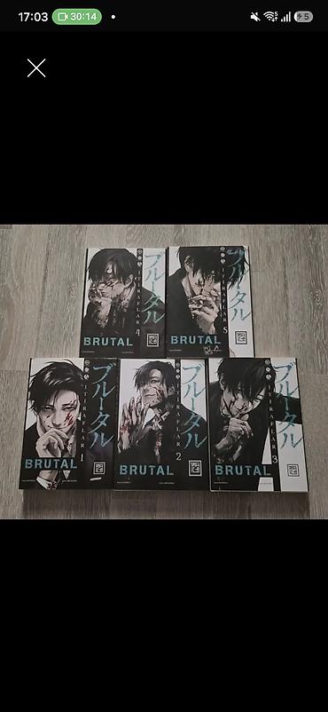 ucuz nerd satisi: Brutal manga seti 1-5 türkcə — 1