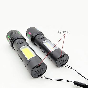 Ovçuluq və balıqçılıq: Mini Gece gunduz eden fener teze mallar Powerbankdir Zoom funksiyasi — 2