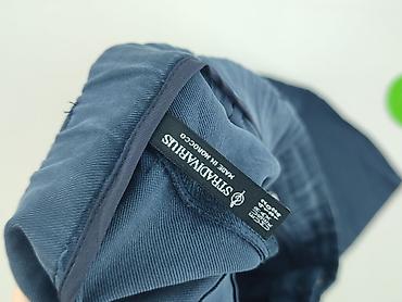 jasnoszary: Stradivarius, Spodnie materiałowe damskie, rozmiar L — 4