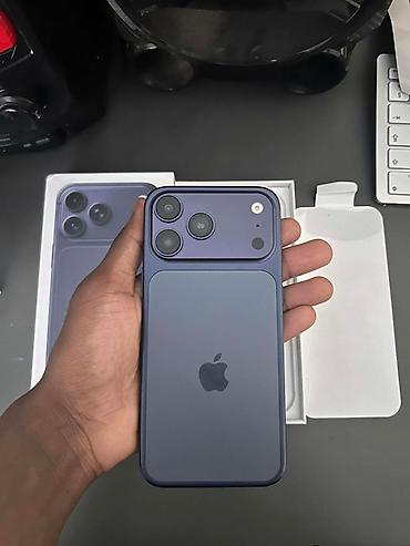 Apple iPhone: IPhone 17 Pro Max, Новый, 1 ТБ, Синий, Коробка, 100 % — 1