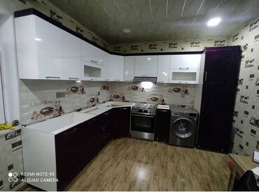 Sifarişlə mətbəx mebeli: Sifarişlə mətbəx dəsti, Özü çəkən petlələr, Mat laminat, Kredit yoxdur, Pulsuz çatdırılma — 12