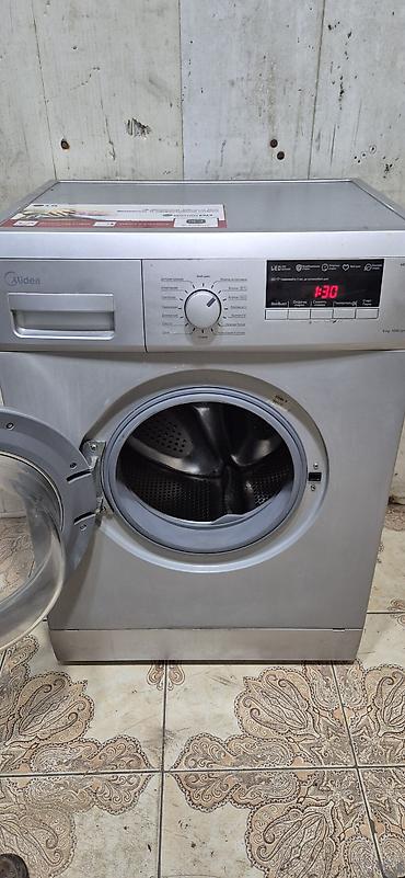 qap yuyan maşın: Paltaryuyan maşın Midea, 6 kq, İşlənmiş, Avtomat, Qurutma var, Ödənişli çatdırılma — 2