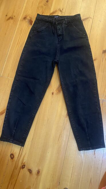 джинсы 25 размер: Мом, Средняя талия, Стрейч