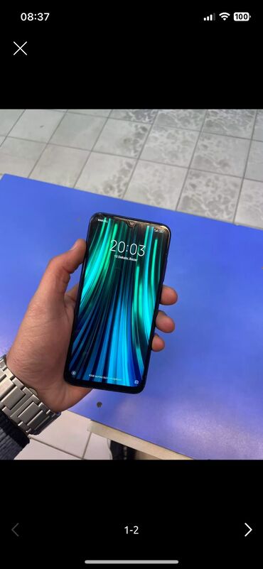 Xiaomi: Xiaomi Redmi Note 8, 64 GB, rəng - Göy, 
 Sensor, Barmaq izi, İki sim kartlı