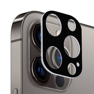 Защитные пленки и стекла: Защитное стекло Deluxe на камеру Apple iPhone 12 Pro черное