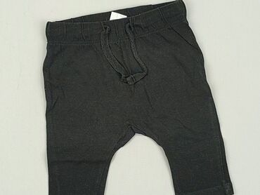 czarny top z kwadratowym dekoltem: Spodnie dresowe, H&M, Wcześniak, stan - Dobry