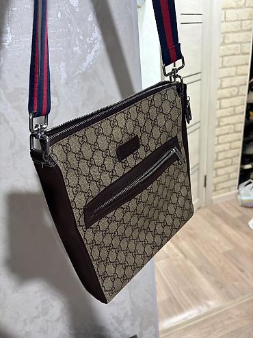 Сумки: Классическая сумка, Gucci, Италия, Материал: Комбинированный материал, Застежка на молнии, Унисекс, Б/у — 3