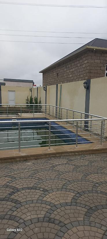 lalafo hovuz: Hovuzlu həyət sahəsi - Beton və keramik plitələrlə işlənmiş — 1