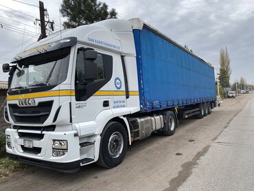 груз сапок: Тягач, Iveco, 2015 г., Тентованный