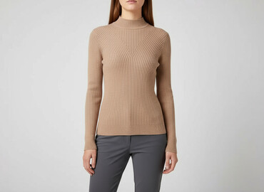 pomarańczowy sweter h m: H&M, Women`s golf, size S