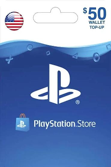 playstation gift card: Məhsul: PlayStation Store Wallet Top-Up kartı – 50 USD (ABŞ regionu) — 1
