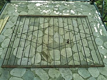 seyf qapıların qiyməti: Dəmir barmaqliq(Rasotka) - Material: tam metal konstruksiya, kvadrat — 1