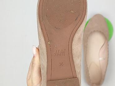 sandały c: H&M, Balerinki damskie, rozmiar 36 — 4