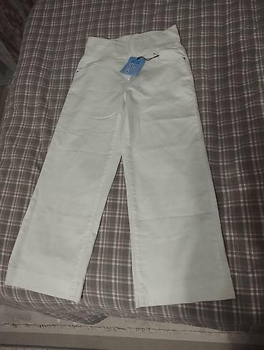 Джинсы: Белые женские джинсы с биркой “Stretch Light Jeans / Cool Jeans”. - — 2