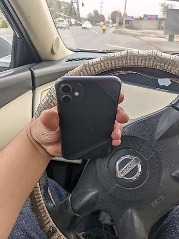 iphone osh: IPhone 11, Б/у, 64 ГБ, Черный, Чехол, 100 % — 4