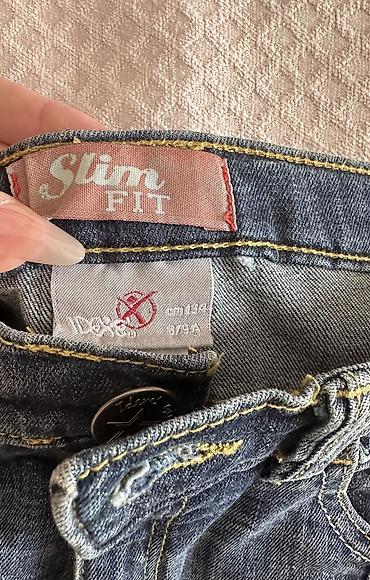 dar cins şalvarlar: Uşaq üçün “Slim Fit” cins şalvar - Model: Slim Fit, dar kəsim - Rəng — 6
