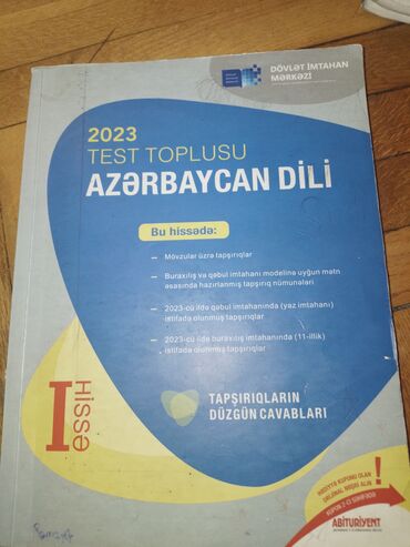 Testlər: Azəebaycan dili test toplusu 2023 cırq yoxdur. yenidir 
satlır 5Azn