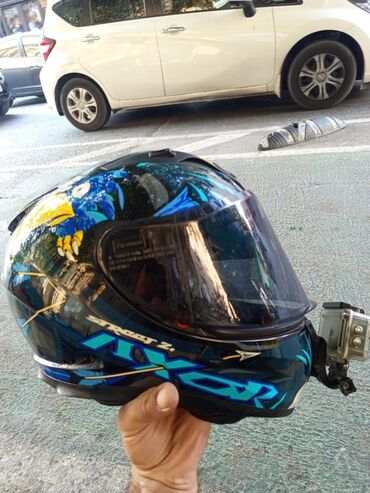motor kask: 2 Kask, interkom və kamera hamsı bir yerdə satlr