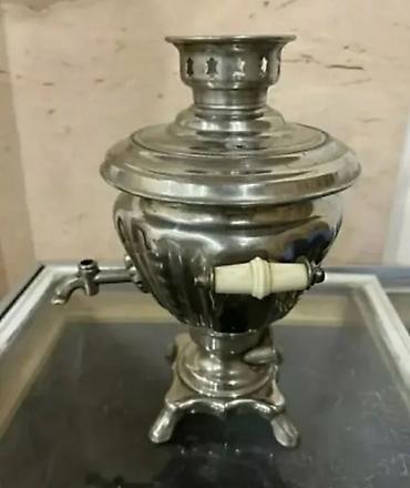 Qədim samovarlar: Od Samovarlar satılır.Çeşidlər var. Samovarlar ölçüsü və qiyməti Boz — 9