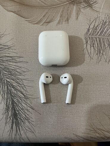 iphone nauşnik: Tam orginal Airpods 1 apple resmi magazasindan alinib en birinci