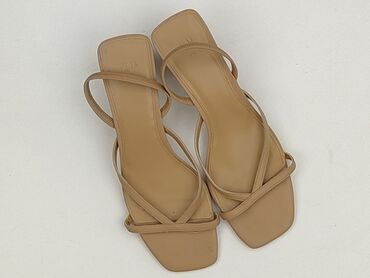 nieprzemakalne ocieplane buty zimowe z wysokimi cholewami: H&M, Sandals for women, size 39