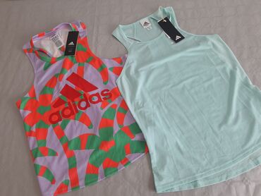 Majice: Adidas, Okrugli izrez, Kratak rukav, 104-110