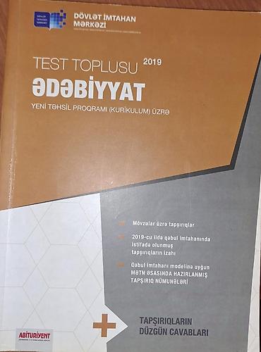 Testlər: RM Ədəbiyyat 4 manat (Təzə vəziyyətdə) Güvən Ədəbiyyat 5 manat (Təzə — 3