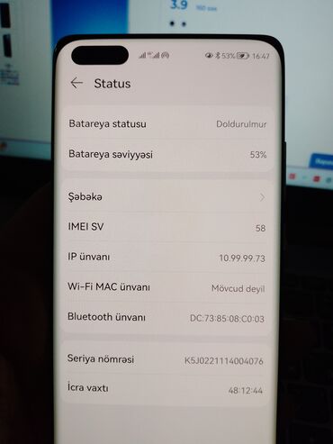 Huawei: Huawei P40 Pro, 256 GB, rəng - Boz, Sensor — 2