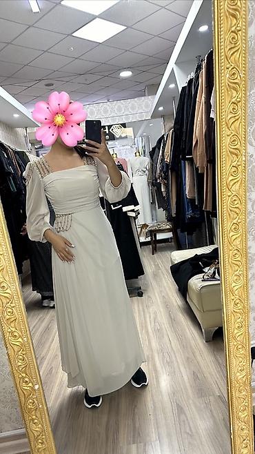 Вечерние платья: Вечернее платье, А-силуэт, Длинная модель, Трикотаж, С рукавами, Перья, Все размеры — 2