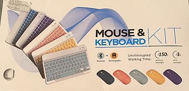 macbook pro 2012: Беспроводной комплект: клавиатура + мышь (Mouse & Keyboard Kit) — 1