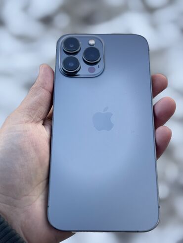 айфон 10000: IPhone 13 Pro Max, Колдонулган, 1 ТБ, Graphite, Кабель, 82 %