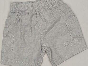 eleganckie białe spodnie z wysokim stanem: Shorts, 1-3 months, condition - Perfect