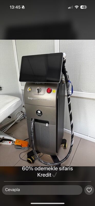Lazer aparatları: Epilyasiya üçün, Buz lazer, Kredit