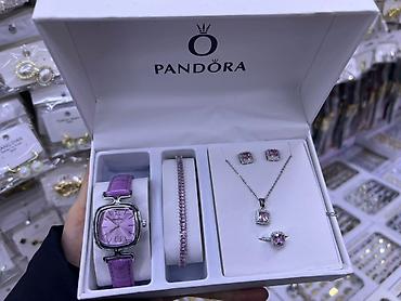 Наборы украшений: 🔥🔥🔥Бижутерия🔥🔥🔥 Элегантный ювелирный набор Pandora с розовыми камнями — 28