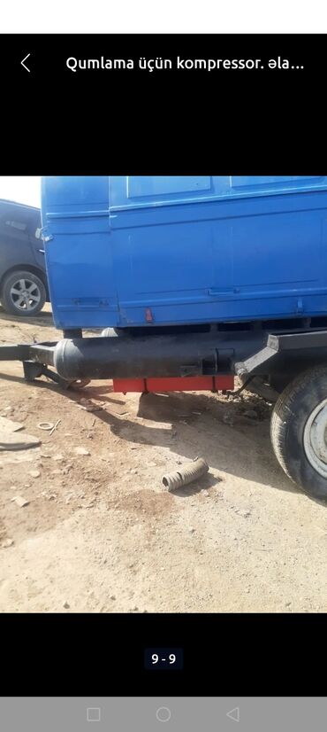 Kompressorlar: Sürülə bilən qumlama (sandblasting) üçün dizel hava kompressoru - — 4