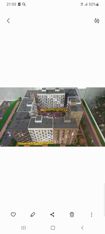 квартииа: 2 комнаты, 51 м², Элитка, 12 этаж, ПСО (под самоотделку)