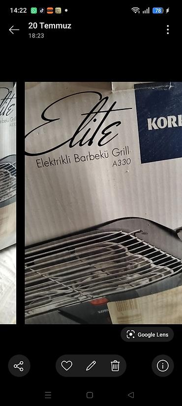 manqallar: Korkmaz Elite Elektrikli Barbekü Grill A330 - Növ: Elektrikli — 2