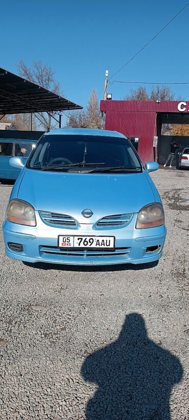 японка машина: Nissan Almera Tino: 2001 г., 1.8 л, Автомат, Газ, Минивэн