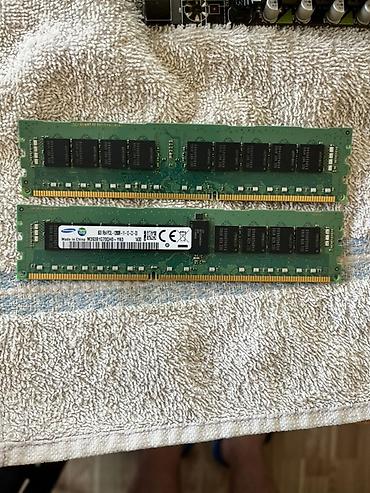 Оперативная память (RAM) для ПК: Samsung DDR3 ECC Registered server yaddaşı – 2 modul dəsti - Model — 1