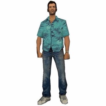 афто магитафон: Рубашка GTA Vice City (Tommy Vercetti) Кокосовая пальма,Мужская