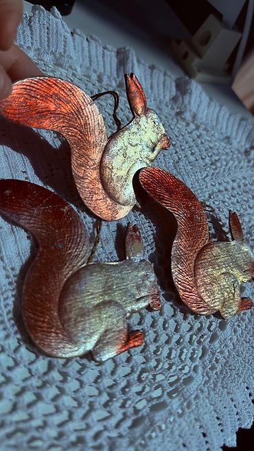 Искусство и коллекционирование: Старинные ёлочные игрушки — белочки, СССР Описание: Продаётся — 2