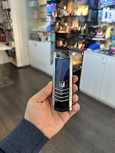 işdənmiş telefonlar: Vertu Signature S Silver ideal veziyyetdedi. Orginaldi Qutusu — 6