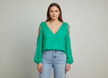 czerwona koszulka h m: H&M Divided, Жіноча блуза, розмір XL