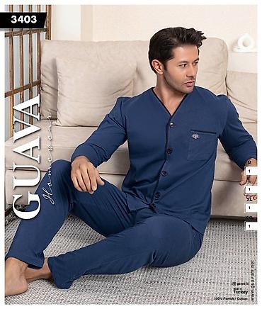 half zip: Турецкие мужские пижамы из 💯 хлопок Размеры 42 по 66 (7хл) — 3