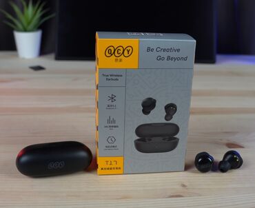 Qulaqcıqlar: Yeni Simsiz (Bluetooth) Qulaqcıqlar, QCY, rəng - Qara — 1