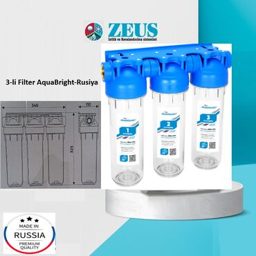 İçkilər üçün digər texnika: Filter 3 li Aquabright - Rusiya.! Filter "AquaBright"-Rusiya brendi