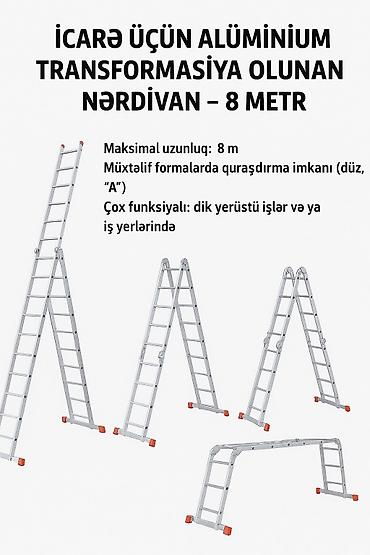 instrument: Salam, nerdivanlarin icaresi 5,6,7 pilleli, kraus professinal alminium — 2